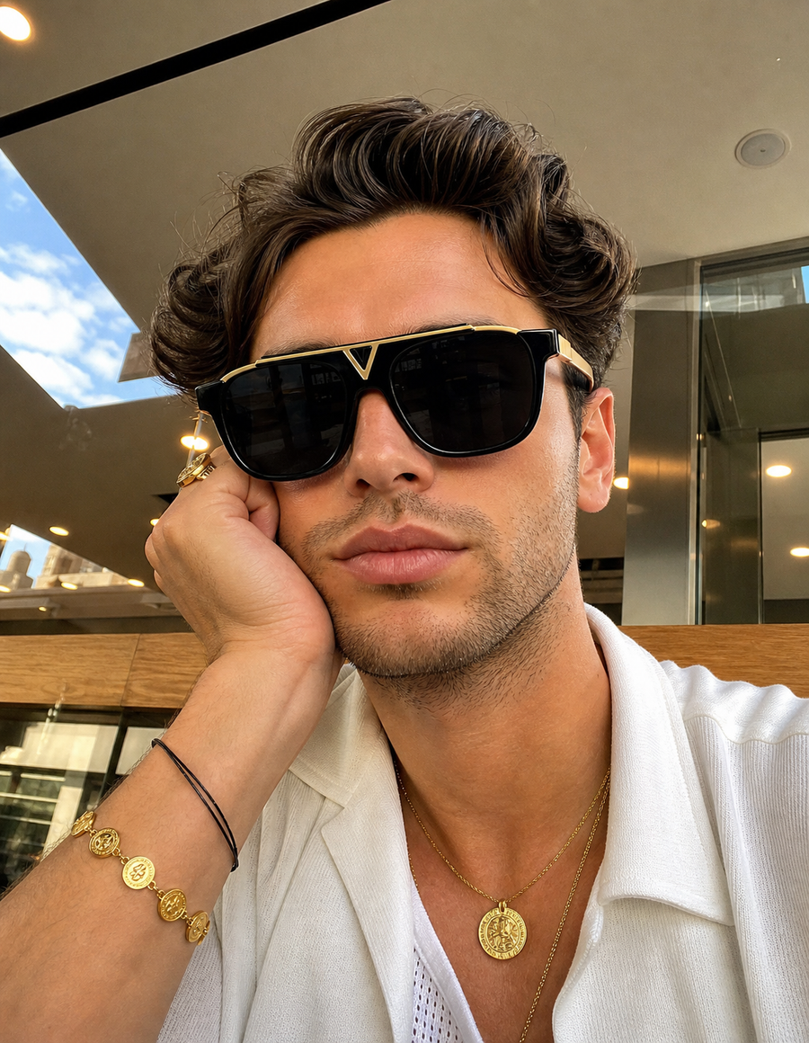 Customer loving the weather with our shades🏝️