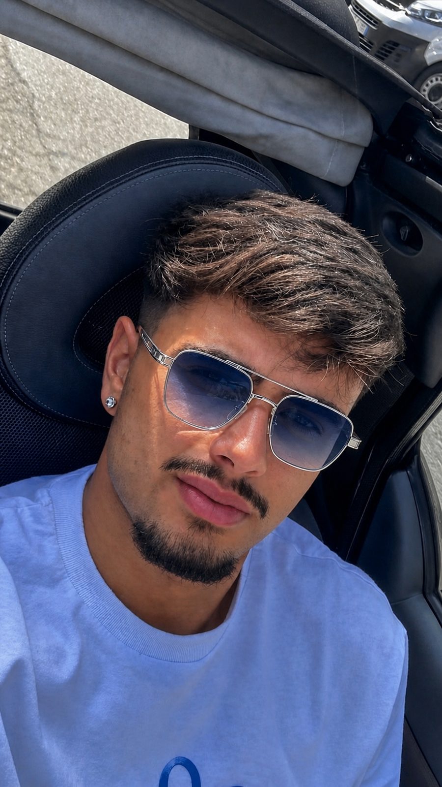 Customer loving the weather with our shades🏝️
